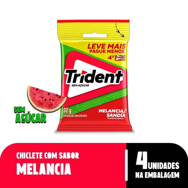Chiclete Trident Melancia 32g