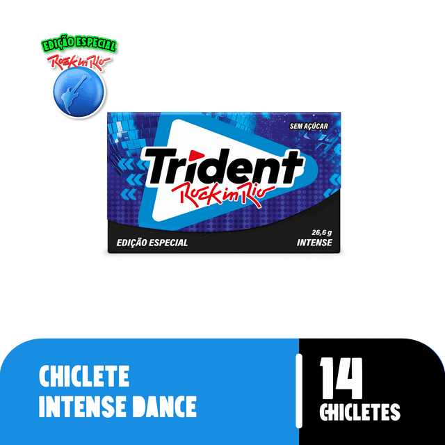 Chiclete Trident XSenses Intense 26,6g